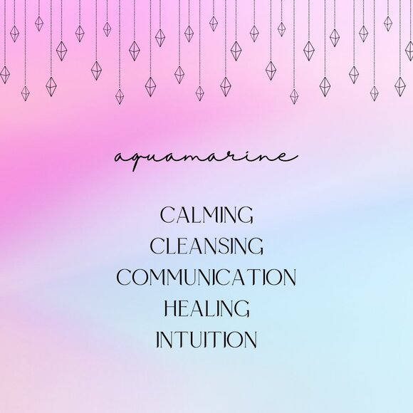 Hand Crafted Aquamarine + Synthetic Pearl Stretch Bracelet - Picture 6 of 6